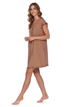 Nočná košeľa 9600 brown - Doctornap Hnědá XL