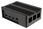 Akasa Pi 4 Pre čierna / Skriňa Raspberry Pi 4 / pasívne chladenie / eloxovaný hliník (A-RA08-M2B)