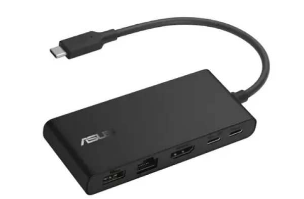 Asus DC201 Dual 4K Dock čierna / USB USB-C / RJ-45 / HDMI (90XB094N-BDS000)