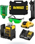 DeWalt DCE0811D1G / Aku krížový zelený laser / 2x360° / 10.8V / 1x2.0Ah XR Li-Ion (DCE0811D1G)