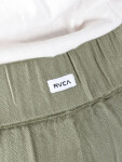 RVCA DAYDREAM SMOKE GREEN plátené športové nohavice dámske - L