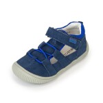 Chlapčenské sandále Barefoot KENDY DENIM, Protetika, tmavomodrá - 21