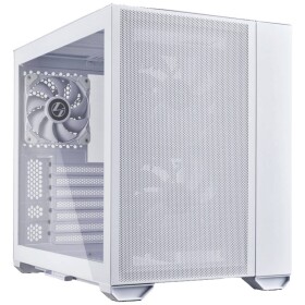 Lian Li O11 Air Mini biela / E-ATX / Bez PSU / 2x USB-A 3.0 + 1x USB-C 3.1 / priehľadná bočnica (O11 AIR MINI WHITE)