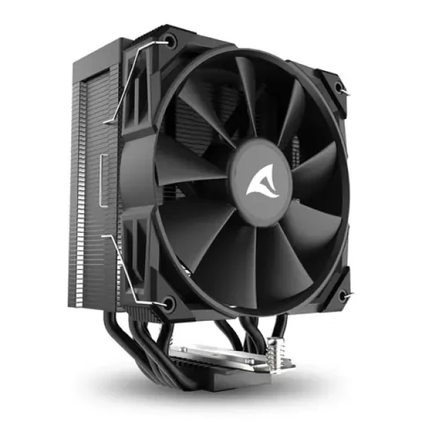 Sharkoon A50 čierna / 1x 120mm / 230W TDP / 1800 RPM @ 30 dB / AMD + Intel (4044951042012)