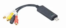 Gembird UVG-002 čierna / video capturing device / s programovaním / TV / FM / USB (UVG-002)
