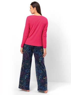 Pyžamo Key LNS 750 B25 long/r S-XL malina XL