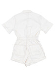 Element UTILITY PLAYSUIT off white kraťasy dámske rifľové - S