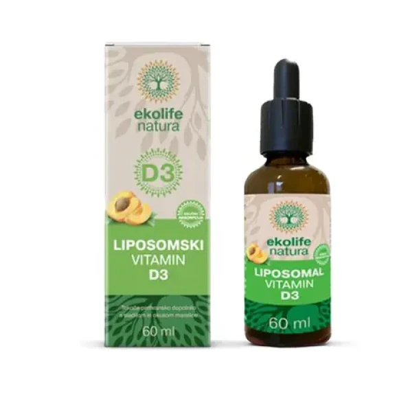Ekolife Natura Liposomal Vitamín D3 60 ml (Lipozomálny vitamín D3) (11815)