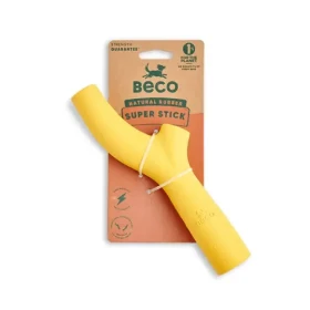 BeCoThings Beco Super Stick žltá 22cm / Hračka pre psov (BG-756278)