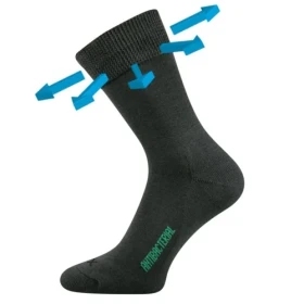 VOXX ponožky Zeus healthy tmavo šedé 1 pár 39-42 103905