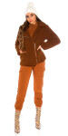 Trendy Cozy Teddy Jacket brown M