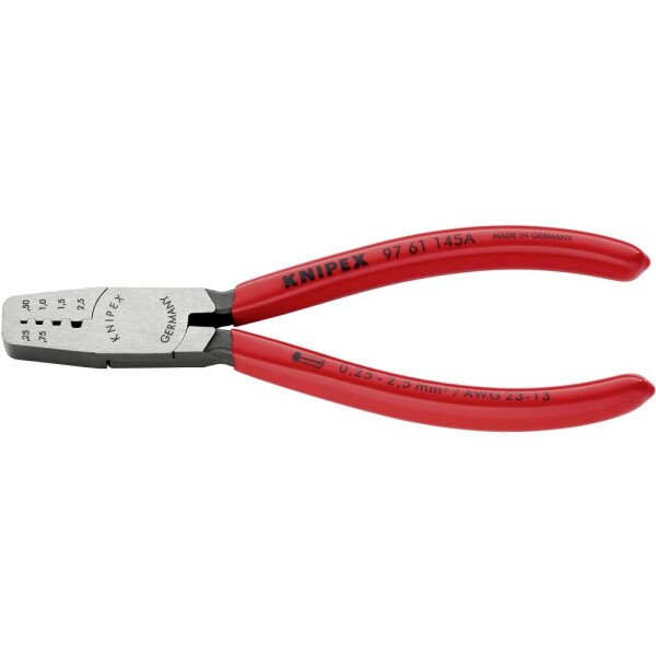 Knipex Knipex-Werk 97 61 145 A krimpovacie kliešte dutiny na káble, 0.25 do 2.5 mm²