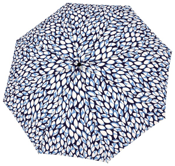 Skladací dáždnik Doppler Fiber Magic Leaves Blue