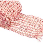 Sieťka na udiarne mäsa 18 cm 3 m červenooranžová elastická - BIOWIN - BIOWIN