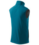 Vision pánska softshellová vesta dark turquoise XL