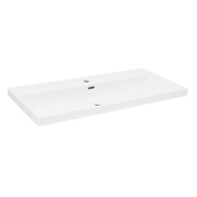 Nábytkové umývadlo SAT B-Way 101x46,5 cm otvor pre batériu uprostred SATBW10046 SATBW10046