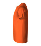 Tričko s farbou unisex oranžová XL