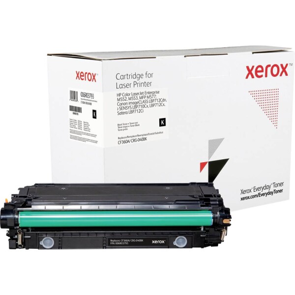 Xerox Everyday™ Toner toner náhradný HP, Canon 508A, CF360A, CRG-040BK čierna 6000 Seiten kompatibilná náplň do tlačiarne; 006R03793