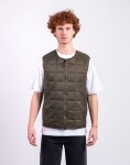Taion Crew Neck Zip Down Vest D.OLIVE S