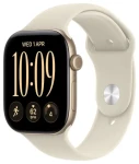 Apple Watch Series 12 GPS 46mm Svetlo zlaté hliníkové telo - Pieskový športový remienok M/L / 160-210 mm (MJEP4RK/A)