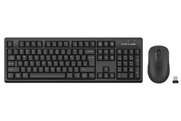 A4Tech FG1200 FStyler čierna / Set bezdrôtová klávesnica + myš / 2.4GHz / USB (FG1200-BK)