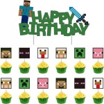 Zápich do torty a muffinov 13 ks Minecraft - Cakesicq - Cakesicq