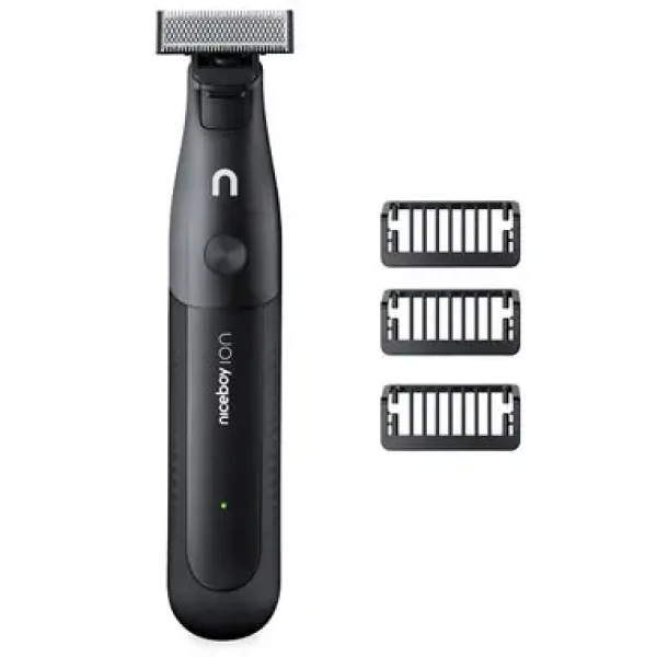 Rozbalené - Niceboy ION AirBlade čierna / holiaci strojček / 90 min prevádzka / nadstavce 1 3 5 mm (8594182426847.Rozbaleno)