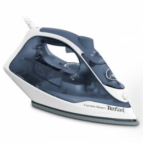 TEFAL FV2837E0 Express Steam modro-biela / Naparovacia žehlička / 2400 W / 270 ml / 35 g-min / Keramika (FV2837E0)