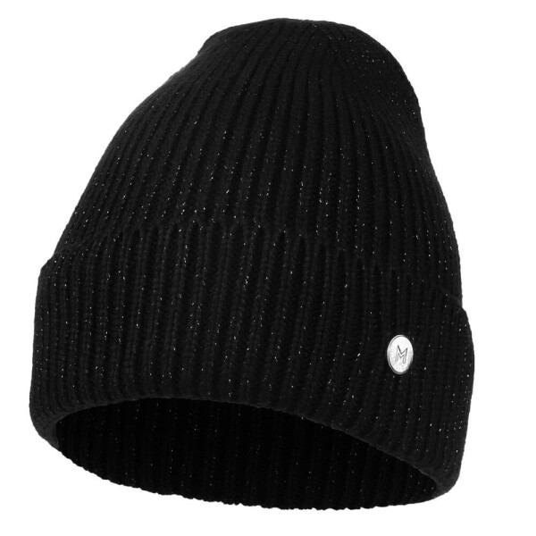 Dámska beanie čiapka Knitland čierna