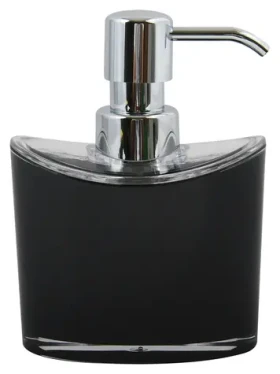 MSV MANIHI dávkovač mydla čierny / plast / 260 ml