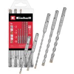 Einhell 265505 ocel 40cr sada vrtákov do betónu 5-dielna 5 mm, 6 mm, 8 mm, 10 mm SDS plus 1 sada; 265505