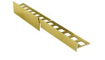 BESCO - Spádová lišta NEO - zlatá - Farba - Zlatá, Materiál - Nerez, Rozmer A - 120, Variant - Pravá ZLLSN120PZL