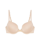 Body Make-Up Essentials - hladká tričková podprsenka s vypchávkami Triumph NUDE BEIGE 80A