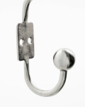 House Doctor Kovový háčik Ball Silver Finish – set 2 ks