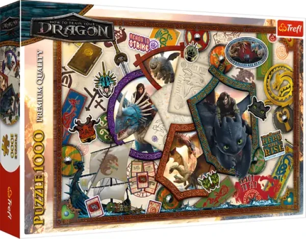 Trefl Puzzle Ako vycvičiť draka