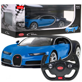 RASTAR Auto na diaľkové ovládanie R / C Bugatti Chiron Rastar 1:14 modré