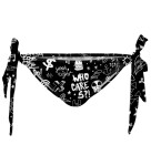 Aloha From Deer Doodle Bikini Bows Bottom WBBB AFD113 Black