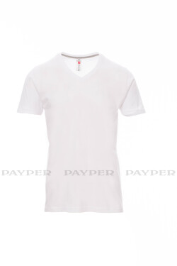 Pánske tričko Payper V-NECK Farba: Biela, Veľkosť: 5XL (0001030026000005XL)