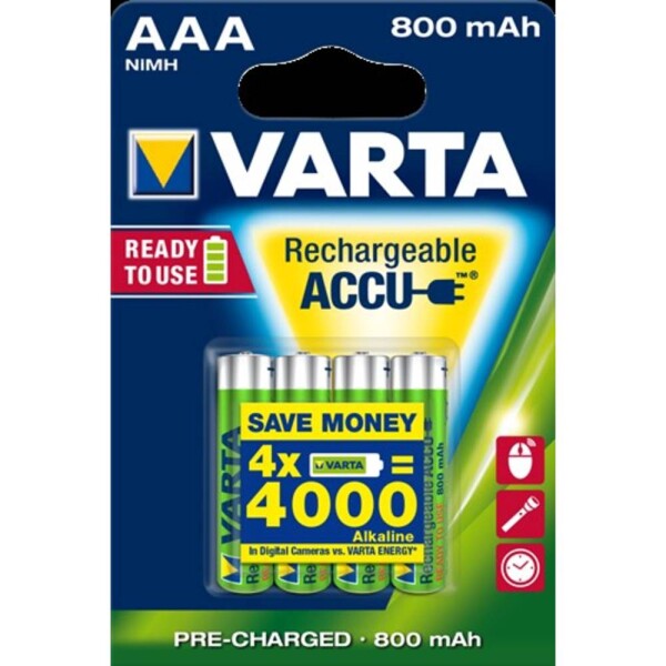 Varta AAA 800 mAh 4ks 800 mAh