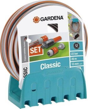 GARDENA nástenný držiak na hadicu s hadicou 18005