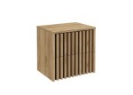Kúpeľňová skrinka s krycou doskou SAT Delano 60x56x45 cm dub mat DELANO60ZDCDE DELANO60ZDCDE