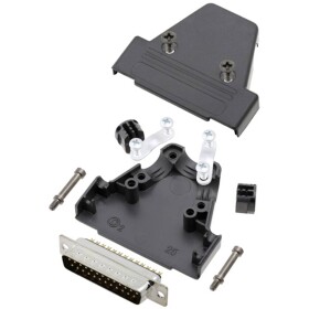 TRU COMPONENTS TCTRIP25DMPK 7708704 sada D-SUB kolíkové lišty 180 ° Pólov: 25 spájkovaný 1 ks; 7708704