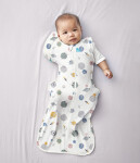 Love To Dream Swaddle UP50/50, spací vak, veľkosť L, planéty, 2 FÁZA, 6-9m, 8,5-11kg