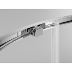 MEXEN/S - Exo štvrťkruhový asymetrický posuvný sprchovací kút 100 x 80, transparent, chróm 8131-100-080-01-00