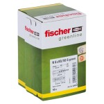 Fischer klincová hmoždinka 80 mm 6 mm 524848 45 ks; 524848