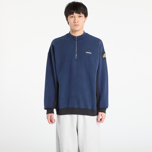 Mikina adidas Equipment Blocked Half-Zip Night Indigo M