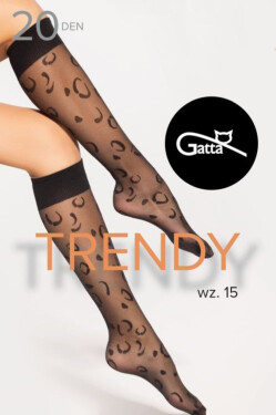 PODKOLIENKY TRENDYLINE - 15 DÁMSKYCH PODKOLIENOK nero UNI