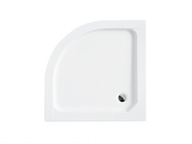 BESCO - Štvrťkruhová sprchová vanička ALEX - Rozmer A - 80, Rozmer B - 80 OLBVANACALE80
