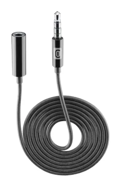 Cellularline Wired Extension Predlžovací AUX kábel s 3.5 mm konektorom (AUXWIREDEXTENSIONK)