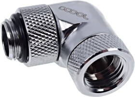 Alphacool Złączka kątowa 90°, 1/4", obrotowa, chróme (17261)